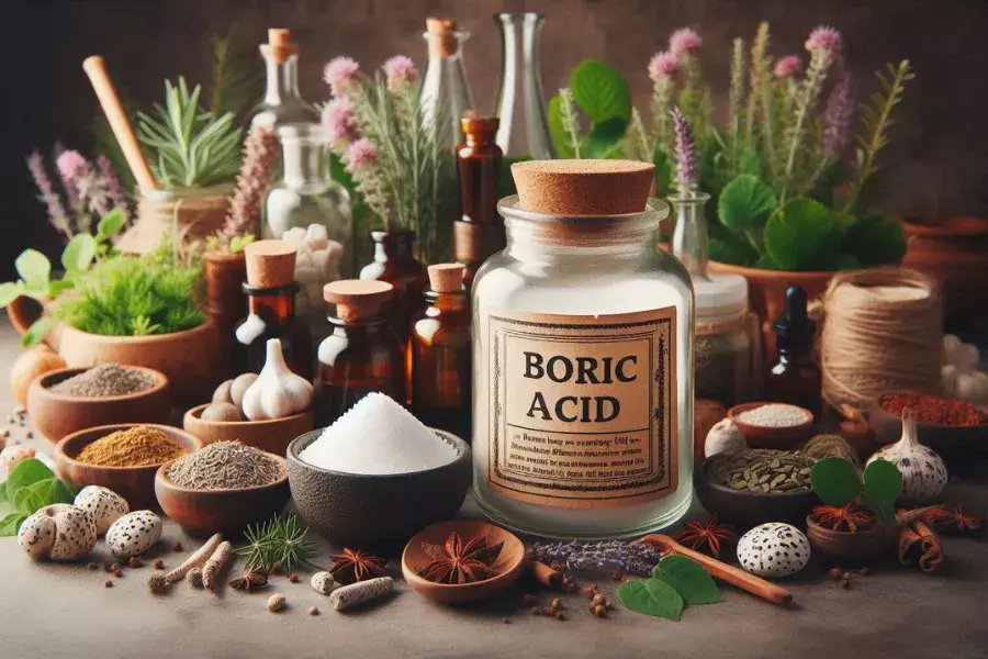 کاربرد اسید بوریک در تب سنتی