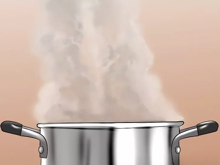 مرحله 4: آب را بجوشانید.