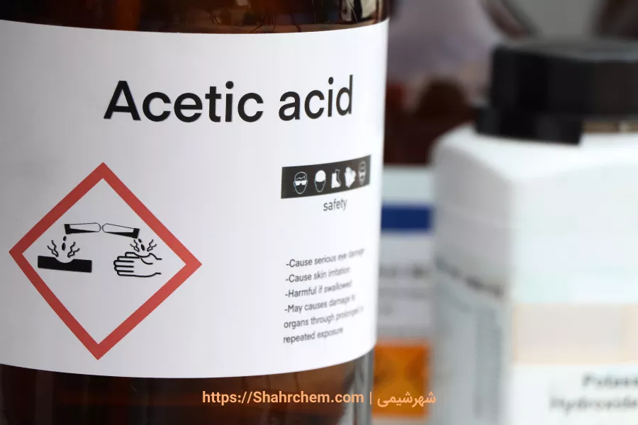 نکات ایمنی و خطرات استیک اسید